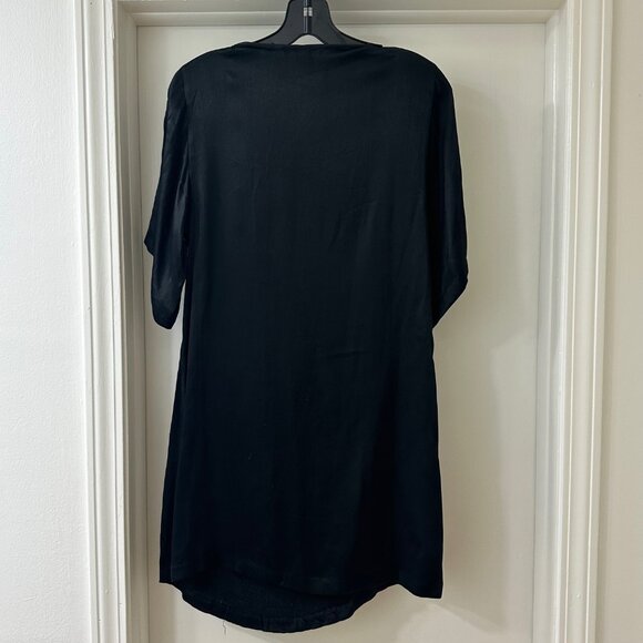 French Connection Black Mini Dress with Multicolor Sequins, Size 4 - Picture 6 of 6